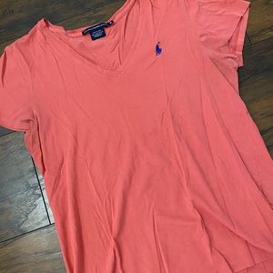 Coral Ralph Lauren tshirt